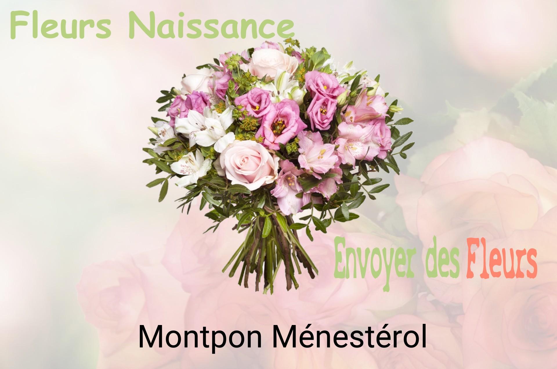 Bouquet de fleurs de naissance livré à Montpon-Ménestérol